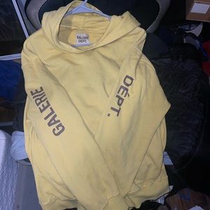 Gallery dept reversible hoodie (yellow)